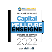 AUTO SECURITE ELUE MEILLEURE ENSEIGNE par Capital pour la qualité de son service client